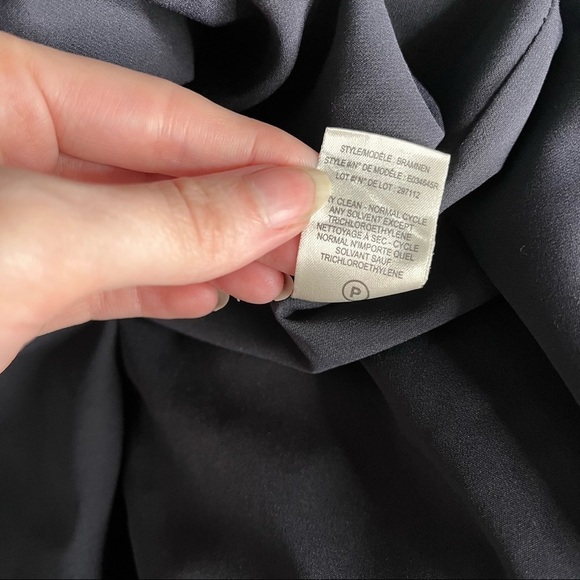 Theory Blue Striped Bramnen Sleeveless Summer Maxi Dress - Picture 7 of 7